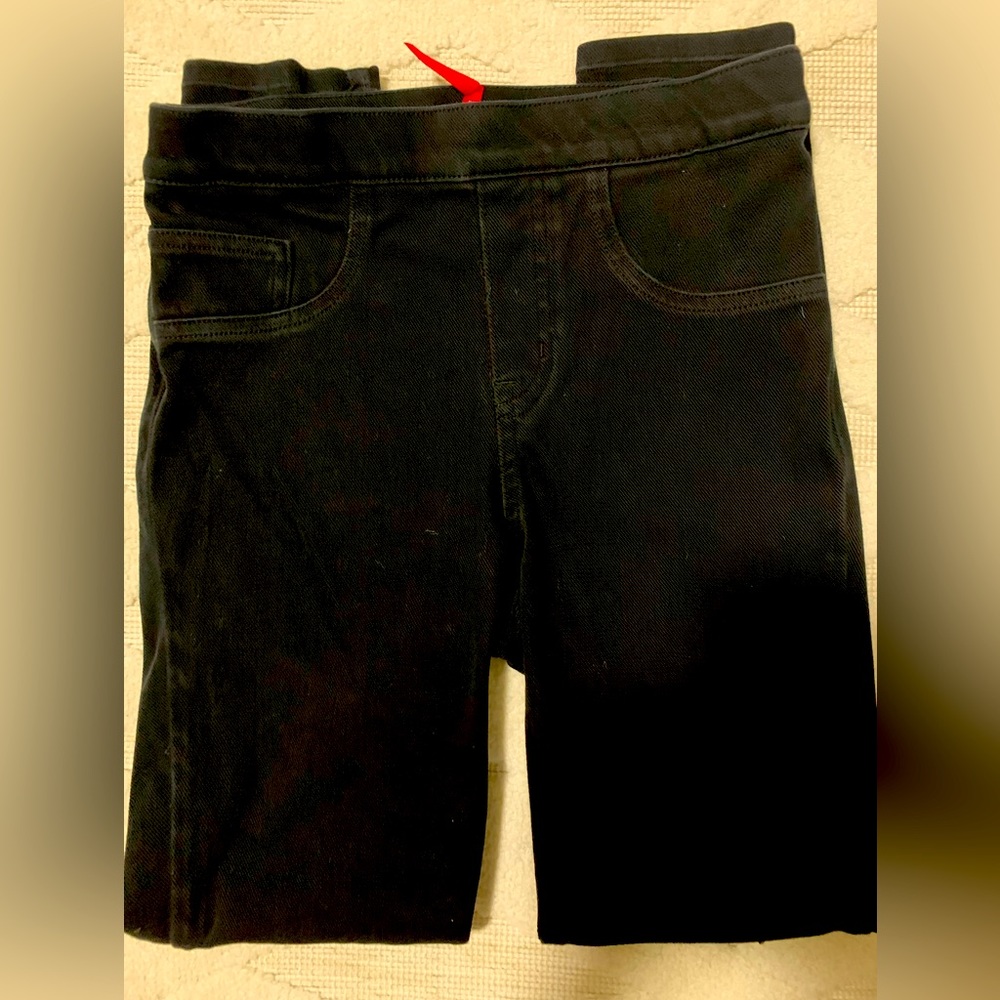 SPANX jeanish black leggings. Sz small.